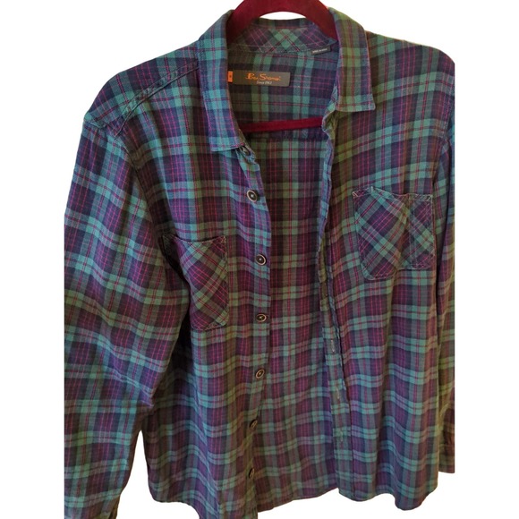 Ben Sherman Flannel Button-Down - Picture 1 of 7